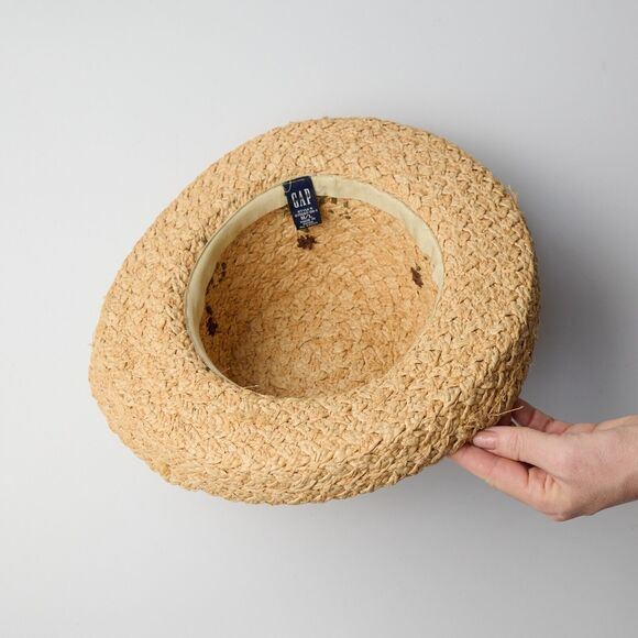 GAP Tan Straw Hat with Floral Accents - Picture 6 of 8